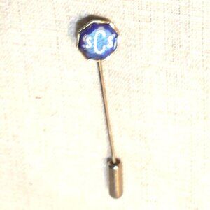 Vintage STICK PIN *** INITIAL c S c ***